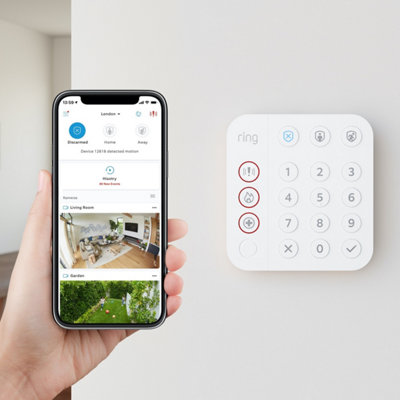 Alarme gérée via un smartphone