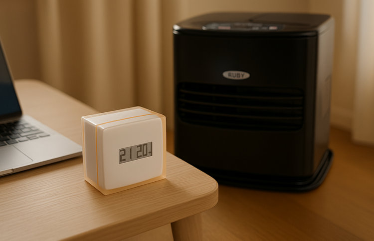 Thermostat programmable relié au poêle à pétrole