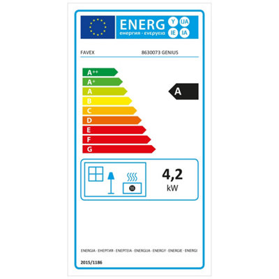 étiquette energie pour les chauffages d'appoint au gaz