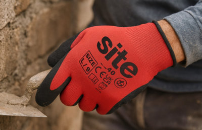 Gants de protection rouge