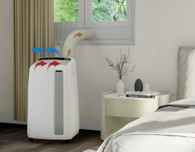 Il existe également des versions de climatisation réversible pour chauffer en hiver.