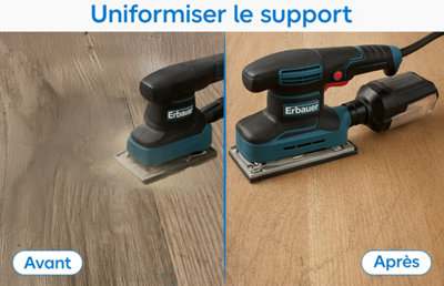 Illustration de l'uniformisation d'un support