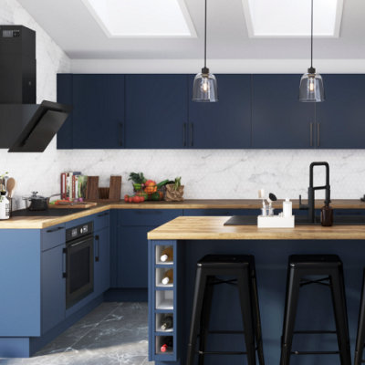 Bleu mat