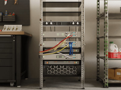 La domotique par câbles peut également fonctionner par Ethernet ou BUS