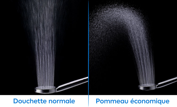 Illustration d'une douchette économique
