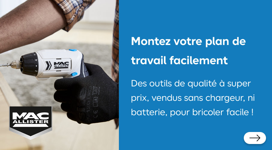 Montez votre plan de travail facilement