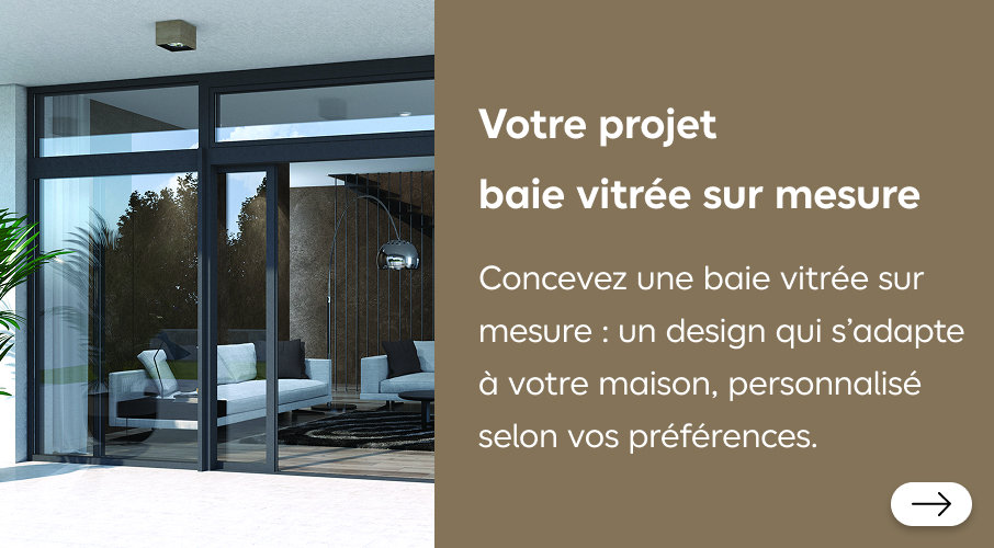 Projet de menuiserie sur mesure baies vitrées