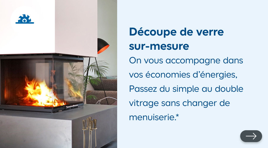 Découpe de verre sur mesure