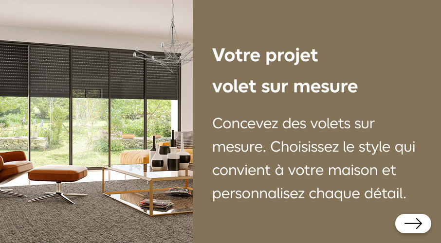 Projet de menuiserie sur mesure volets