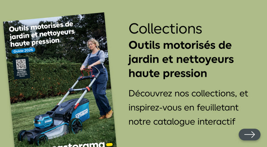 Collections outils mototisés de jardin et nettoyeurs haute pression