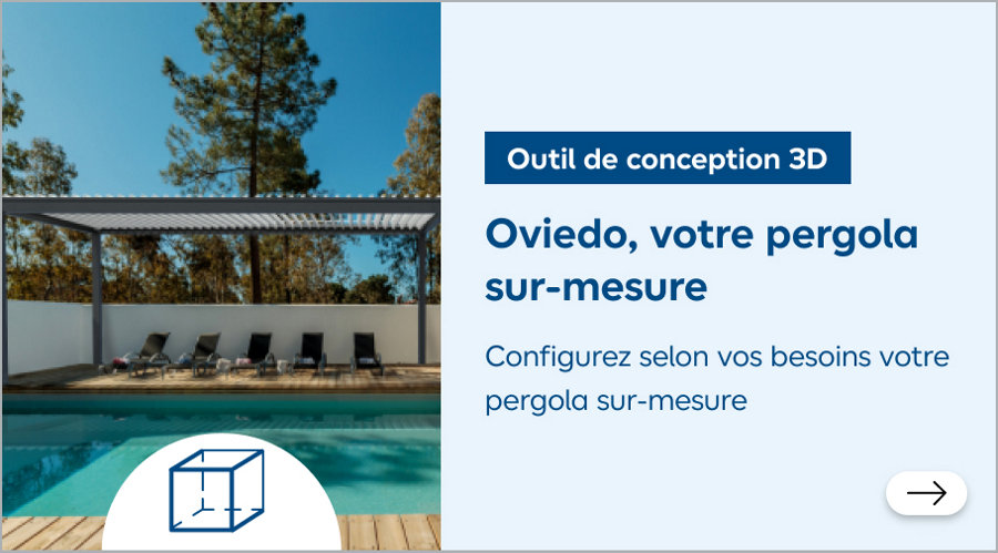 Oviedo, votre pergola sur-mesure