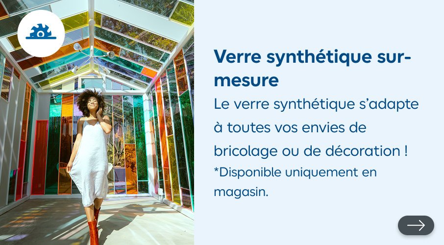 Verre synthétique sur mesure