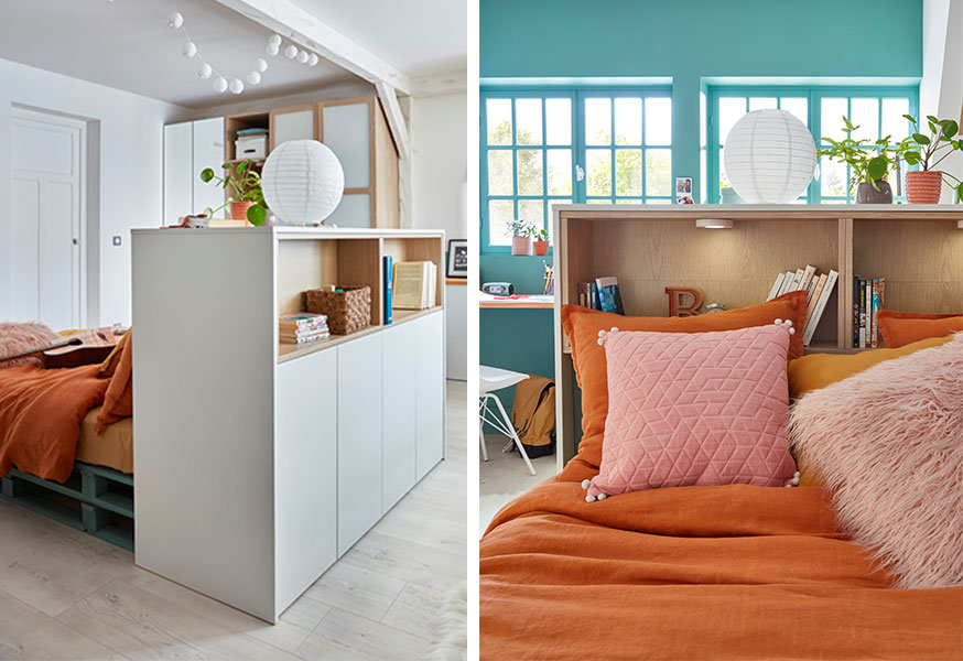 10 idées pour adopter une tête de lit tendance avec rangements ...