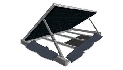 Étape 3 : lester la structure du panneau solaire