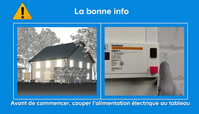 Illustration des précautions électriques à prendre