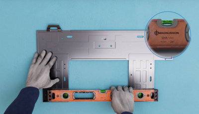 Vérification di niveau de la plaque de montage