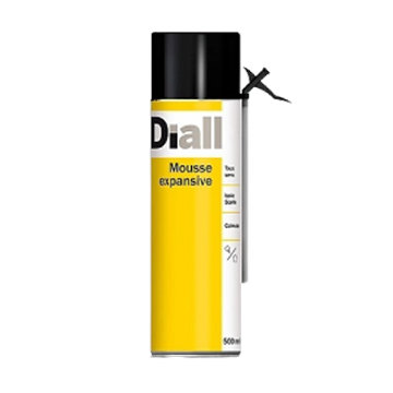 Mousse expansive jaune de la marque Diall