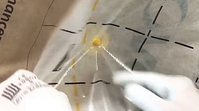 Embrocher la membrane d’étanchéité