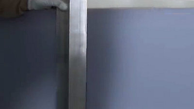Tracez la ligne de coupe sur la plaque de placo