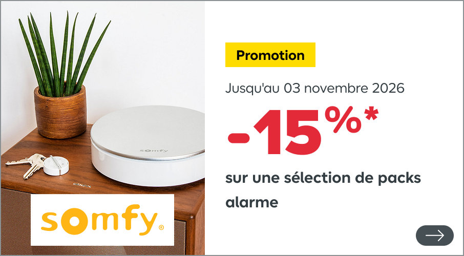 Offre -15% Somfy