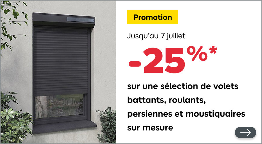 Offre : -15% sur les fenêtres et portes-fenêtres en aluminium standard GoodHome