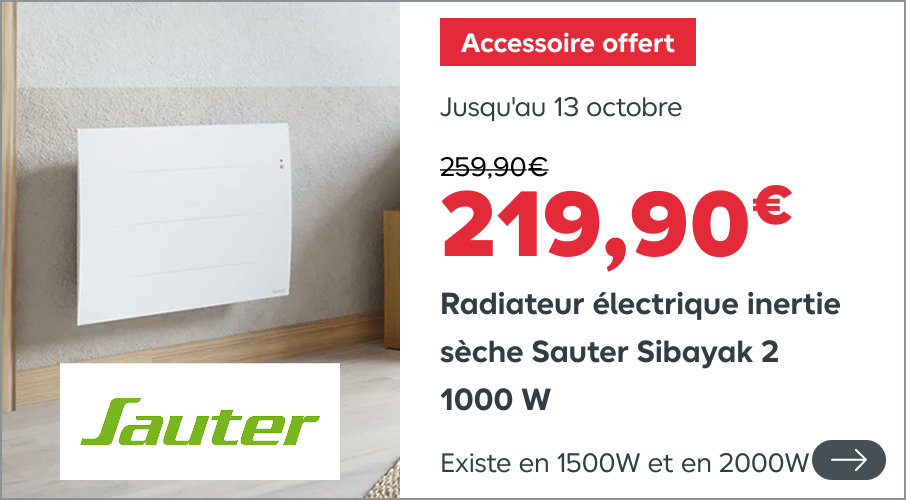 Offre radiateur SIBAYAK SAUTER