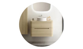Plan de toilette avec vasque à poser