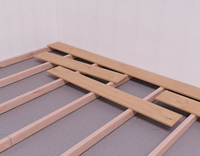 Installation des lambourdes​