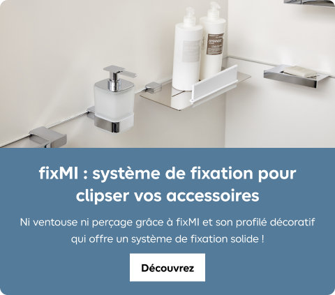 fixMI : système de fixation pour clipser vos accessoires. Découvrez