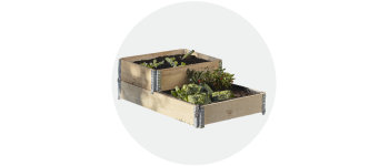 Double carré potager