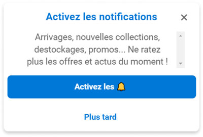 Activez les notifications