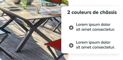 2 couleurs de chassis