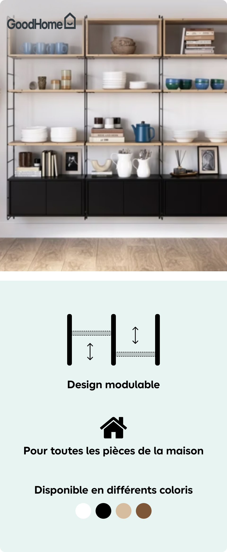 Rigga, le rangement mural modulable