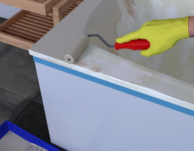 peindre une baignoire ou un lavabo