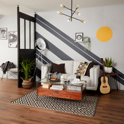 Pour peindre un mur en 2 couleurs​