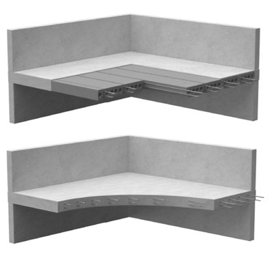 planchers en béton armé ou d’une dalle