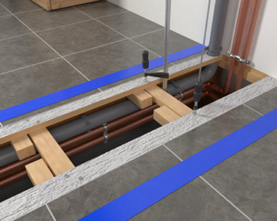 Plancher sur lambourdes