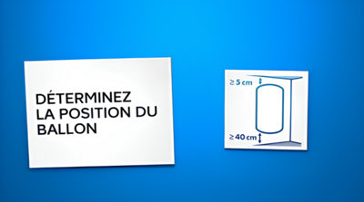 L’emplacement du ballon