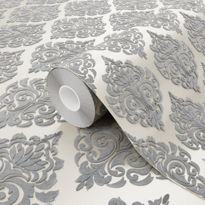 Le papier peint velours floqué​