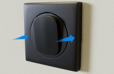 Pase du cache interrupteur