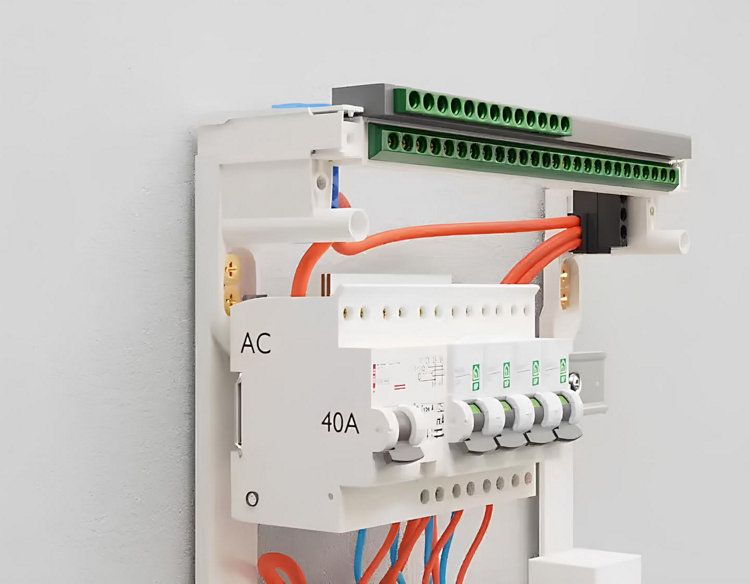 Installation des disjoncteurs