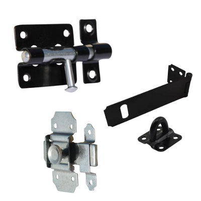Loquet, targette et moraillon de porte