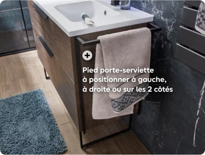 Pied porte-serviette