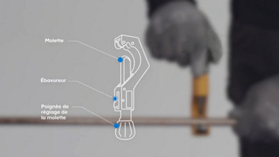 Schéma d'un coupe tube