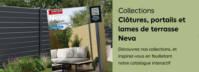 Clôture et terrasse Neva 2026