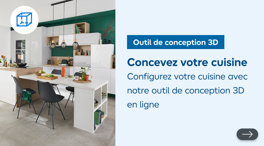 Configurez votre cuisine avec notre outil de conception 3D en ligne