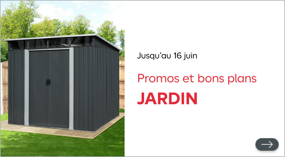 Promos et bons plans jardin. Des promotions exclusives et des nouveaux arrivages pour réaliser votre projet