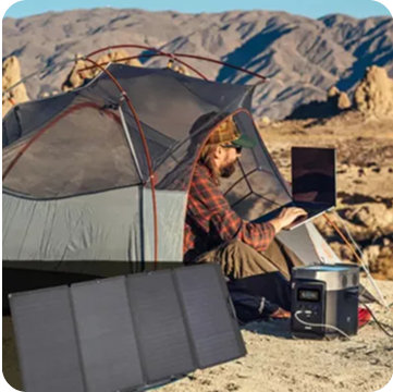 Image d'un panneau solaire portable
