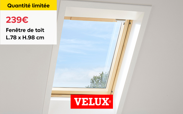239€ fenêtre de toit L.78 x H.98cm