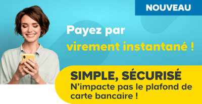 Payez par virement instantané
